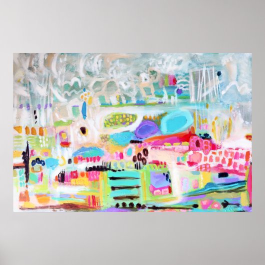 Abstrakte Wolken Poster (Vorne)