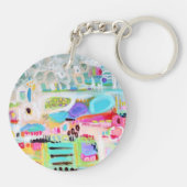 Abstrakte Wolken Schlüsselanhänger (Rückseite)