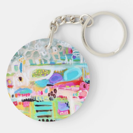 Abstrakte Wolken Schlüsselanhänger (Rückseite)