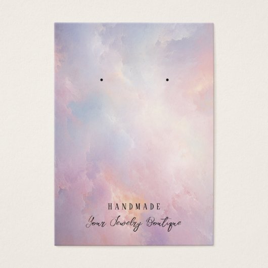 Abstrakte Wolken-Schmuckkarten sammeln (Vorderseite)