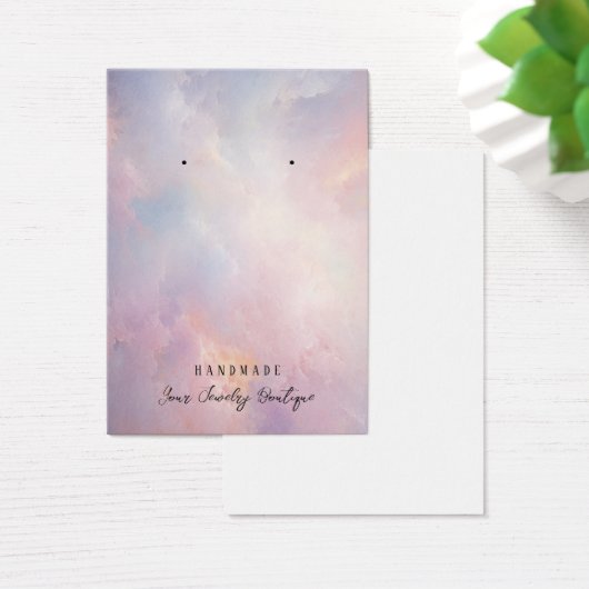 Abstrakte Wolken-Schmuckkarten sammeln (Schreibtisch)