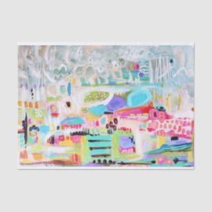 Abstrakte Wolken Seidenpapier