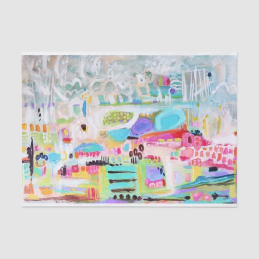 Abstrakte Wolken Seidenpapier (Vorderseite)