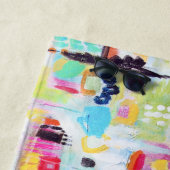 Abstrakte Wolken Strandtuch (Beispiel)