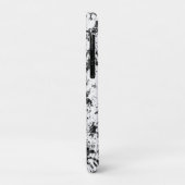 Abstrakte Wolkenbildung in Schwarz und Weiß Case-Mate iPhone Hülle (Hinten/Links)