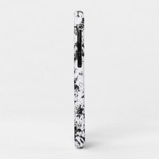 Abstrakte Wolkenbildung in Schwarz und Weiß Case-Mate iPhone Hülle (Hinten/Links)