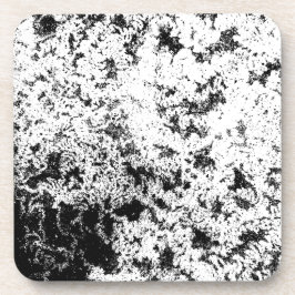 Abstrakte Wolkenbildung in Schwarz und Weiß Getränkeuntersetzer