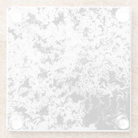 Abstrakte Wolkenbildung in Schwarz und Weiß Glasuntersetzer (Rückseite)