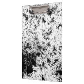 Abstrakte Wolkenbildung in Schwarz und Weiß Klemmbrett (Links)