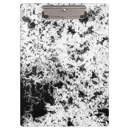 Abstrakte Wolkenbildung in Schwarz und Weiß Klemmbrett