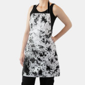 Abstrakte Wolkenbildung in Schwarz und Weiß Schürze (InSitu)