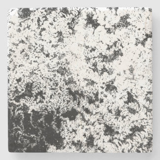 Abstrakte Wolkenbildung in Schwarz und Weiß Steinuntersetzer