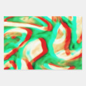 Abstrakte Wrapping Paper farbig Geschenkpapier Set (Vorderseite)