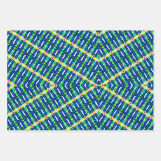 Abstrakte Wrapping Papers Geschenkpapier Set (Vorderseite 3)