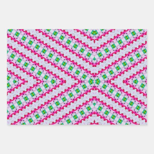 Abstrakte Wrapping Papers Geschenkpapier Set (Vorderseite 2)