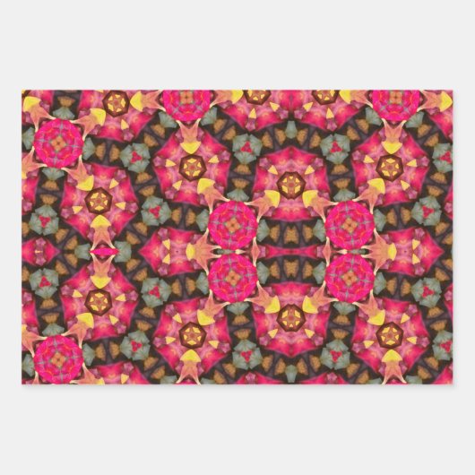 Abstrakte Wrapping Papers Geschenkpapier Set (Vorderseite)