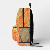 Abstrakte Wraps 6 Bedruckter Rucksack (Rechts)