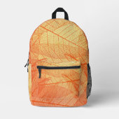 Abstrakte Wraps 6 Bedruckter Rucksack (Vorderseite)