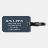 Abstrakte Wüste - Akryllische Gepäckmarke Gepäckanhänger (Rückseite horizontal)