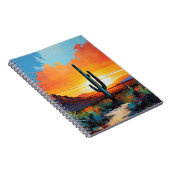 Abstrakte Wüste | Notebook-Journal Notizblock (Rechte Seite)