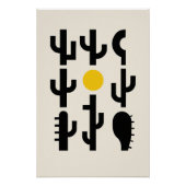 Abstrakte Wüste Poster (Vorderseite)