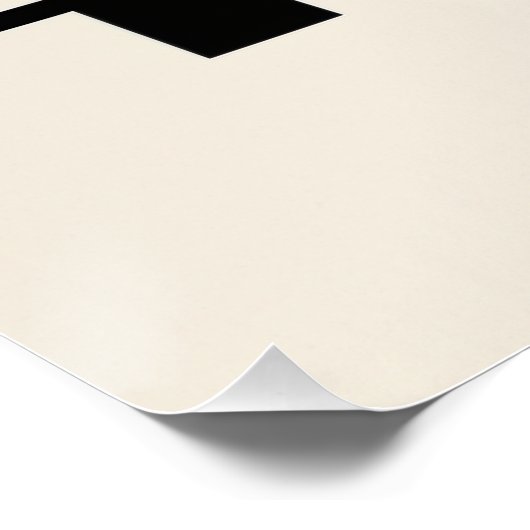 Abstrakte Wüste Poster (Ecke)