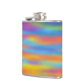 Abstrakte Wüste Sunset Sky Artwork Flachmann (Links)