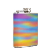 Abstrakte Wüste Sunset Sky Artwork Flachmann (Rechts)