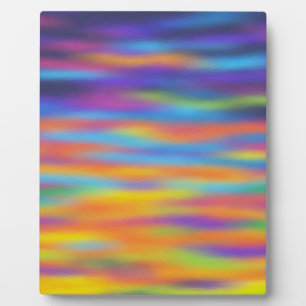 Abstrakte Wüste Sunset Sky Artwork Fotoplatte