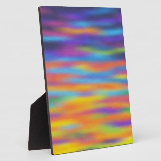 Abstrakte Wüste Sunset Sky Artwork Fotoplatte (Seite)