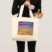 Abstrakte Wüste Sunset Sky Artwork Jumbo Stoffbeutel (Vorderseite (Produkt))