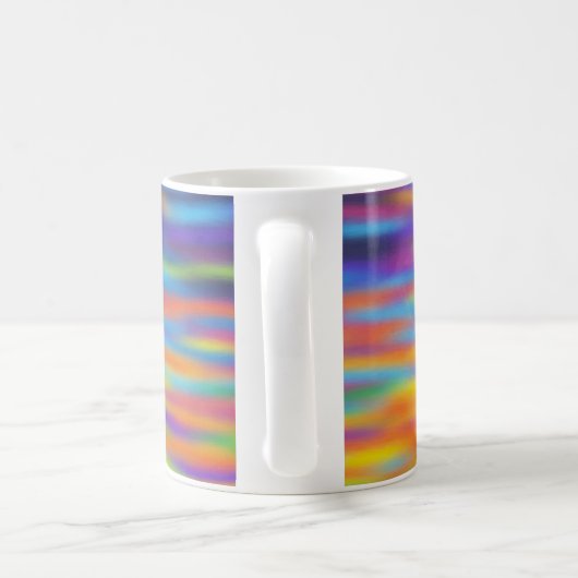 Abstrakte Wüste Sunset Sky Artwork Kaffeetasse (Henkel)