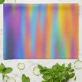 Abstrakte Wüste Sunset Sky Artwork Küchentuch (Gefaltet)