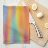 Abstrakte Wüste Sunset Sky Artwork Küchentuch (Viertel Falte)