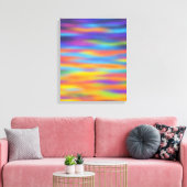Abstrakte Wüste Sunset Sky Artwork Leinwanddruck (Insitu (Wohnzimmer))