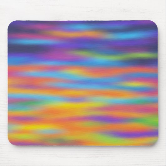 Abstrakte Wüste Sunset Sky Artwork Mousepad (Vorne)
