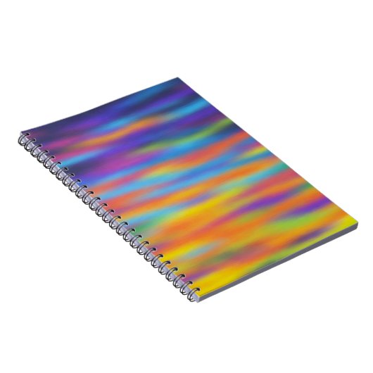 Abstrakte Wüste Sunset Sky Artwork Notizblock (Rechte Seite)