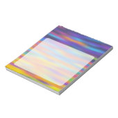 Abstrakte Wüste Sunset Sky Artwork Notizblock (Rotiert)