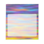 Abstrakte Wüste Sunset Sky Artwork Notizblock (Vorderseite)