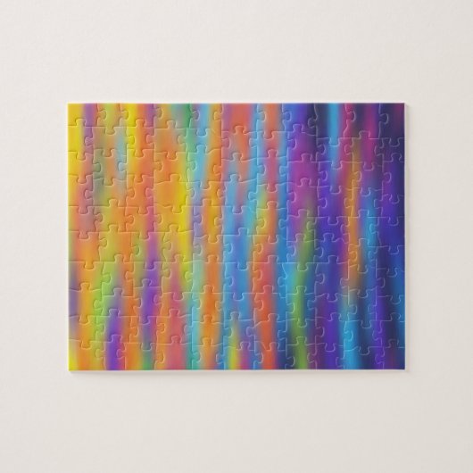 Abstrakte Wüste Sunset Sky Artwork Puzzle (Horizontal)