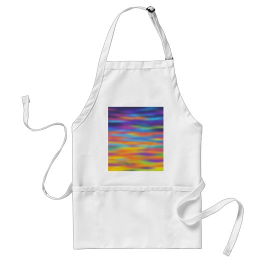 Abstrakte Wüste Sunset Sky Artwork Schürze (Vorne)