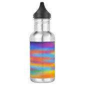 Abstrakte Wüste Sunset Sky Edelstahlflasche (Links)