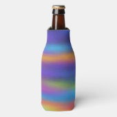 Abstrakte Wüste Sunset Sky Flaschenkühler (Flaschenvorderseite)