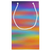 Abstrakte Wüste Sunset Sky Kleine Geschenktüte (Rückseite)