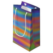 Abstrakte Wüste Sunset Sky Kleine Geschenktüte (Vorderseite Schrägansicht)