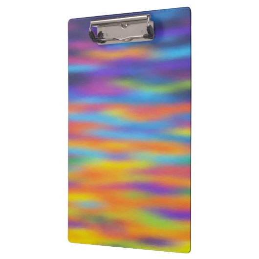 Abstrakte Wüste Sunset Sky Klemmbrett (Links)