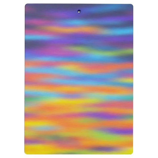 Abstrakte Wüste Sunset Sky Klemmbrett (Rückseite)