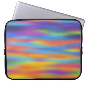 Abstrakte Wüsten-Sonnenuntergangs-Himmel-Kunst Laptopschutzhülle