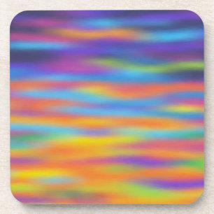 Abstrakte Wüsten-Sonnenuntergangs-Himmel-Kunst Untersetzer