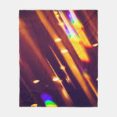 Abstrakte xmas Gold Glitzern oder Glitzer Lichter. Fleecedecke (Vorderseite)